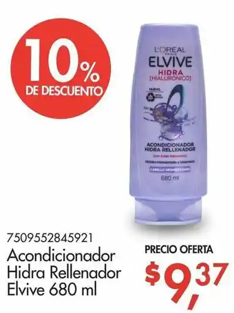Supermaxi Acondicionador Hidra Rellenador Elvive 680ml oferta