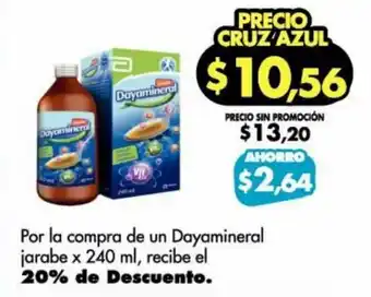 Farmacias Cruz Azul Dayamineral Jarabe x 240ml oferta