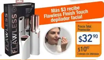TVentas Flawless Finish Touch Depilador Facial oferta