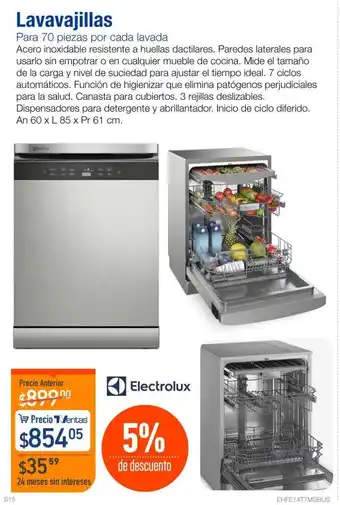 TVentas Lavavajillas oferta