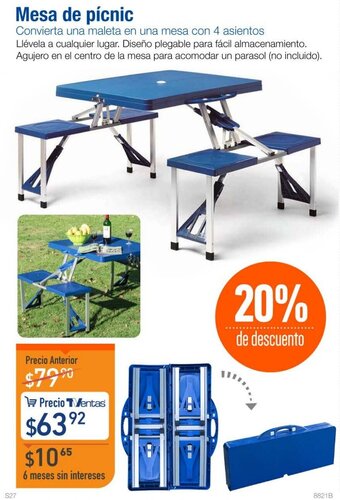 TVentas Mesa de Pícnic oferta