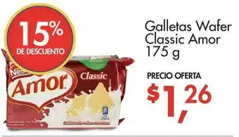 Galletas Wafer Classic Amor 175g