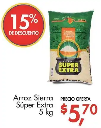 Supermaxi Arroz Sierra Súper Extra 5kg oferta