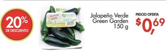Jalapeño Verde Green Garden 150g