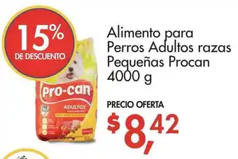 Alimento para Perros Adultos Razas Pequeñas Procan 4000g