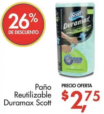 Supermaxi Paño Reutilizable Scott Duramax oferta