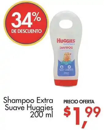 Supermaxi Shampoo Extra Suave Huggies 200ml oferta