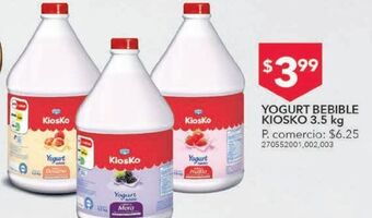 Tia Yogurt bebible kiosko 3,5kg oferta