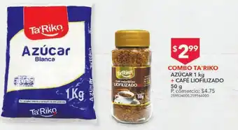 Tia Combo ta'riko azucar 1kg +café 50g oferta