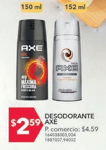 Tia Desodorante axe oferta