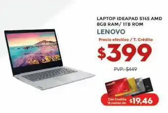 Tia Laptop lenovo ideapad s145 amd 8gb ram oferta
