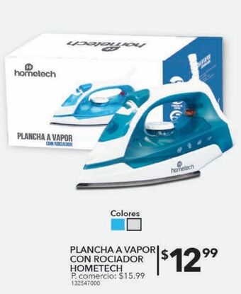 Tia Plancha a vapor con rociador hometech oferta