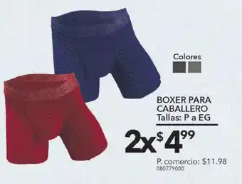 Tia Boxer para caballero x 2 oferta