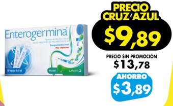 Farmacias Cruz Azul Enterogermina oferta