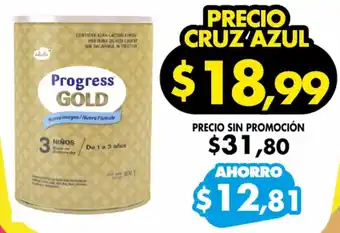 Farmacias Cruz Azul Progress Gold oferta
