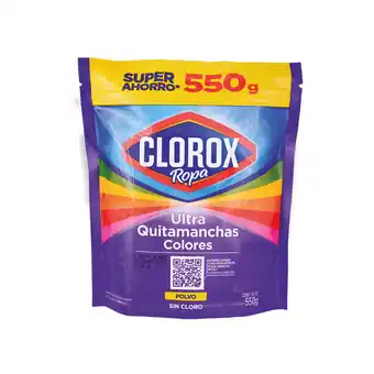 Akí CLOROX QUITAMANCHAS ROPA COLOR ULTRA POLVO 550g YAPA BON BRIL ESPONJA SALVA UÑAS 1 u oferta