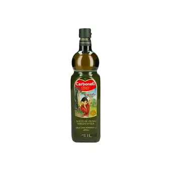 Akí CARBONELL ACEITE OLIVA EXTRA VIRGEN 1000 ml YAPA SNOB ACEITUNA CON HUESO 360 g oferta
