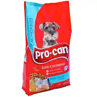 Tia Alimento para perro Procan cachorro pollo Cereal leche 4 kg oferta