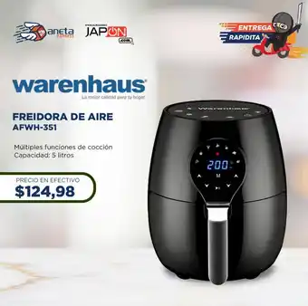 Almacenes Japón Warenhaus Freidora de Aire AFWH-351 oferta