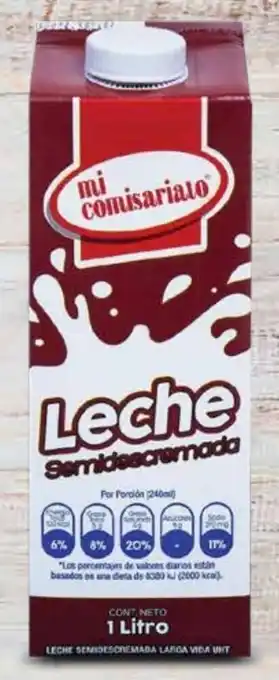 Mi Comisariato Leche Semidescremada Mi Comisatiato 1litro oferta