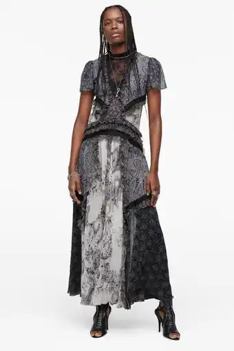 ZARA Vestido combinado encaje limited edition oferta