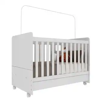 Pycca Cuna mini cama blanca con ruedas oferta