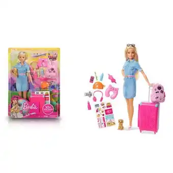 Pycca Muñeca barbie mattel vamos de viaje oferta