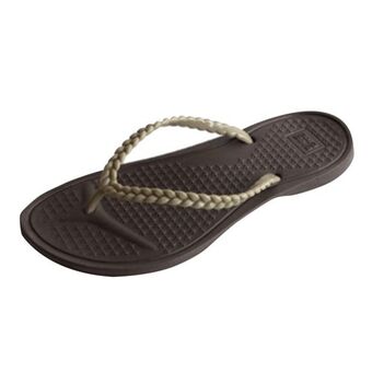Pycca Zapatillas bora flex trenzas café oferta