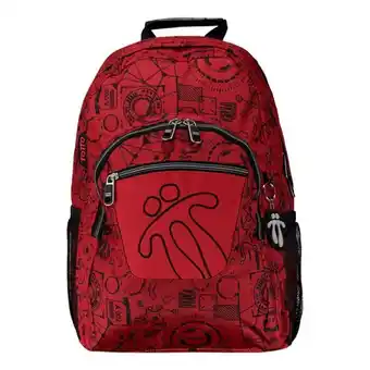 Pycca Mochila totto acuarela sofery rojo estampado oferta