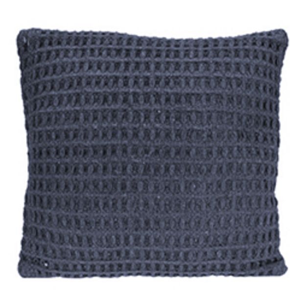 Boyacá Cojín weave algodón azul 45x45cm oferta