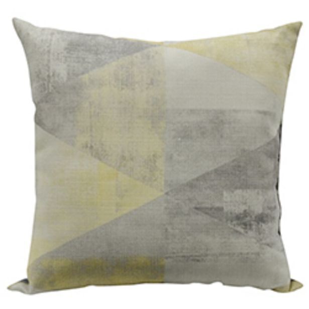 Boyacá Cojín opal gris mostaza 45x45cm oferta