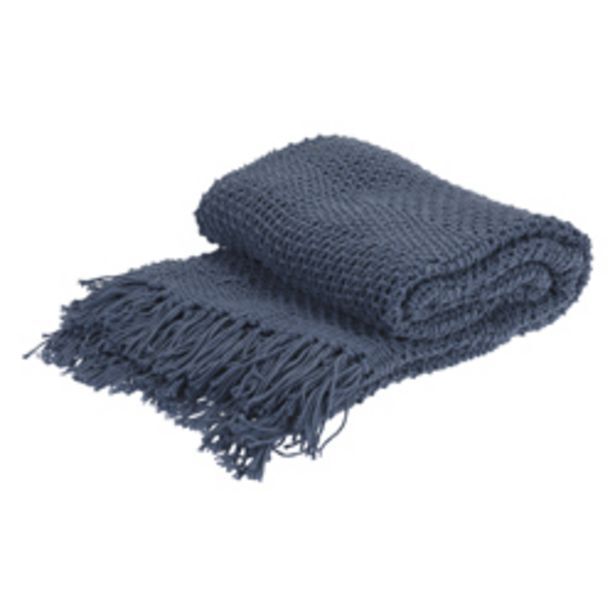 Boyacá Manta tejida azul oferta