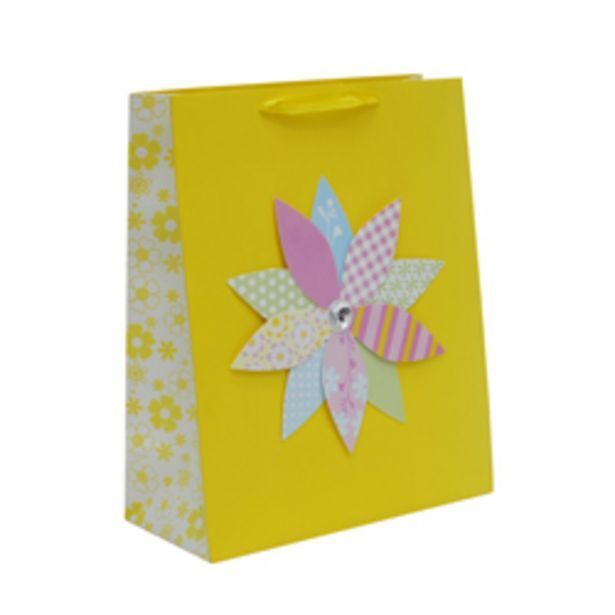 Boyacá Funda de regalo amarilla con flor oferta