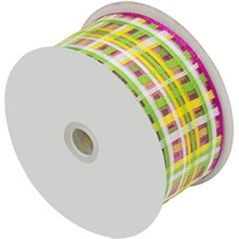 Boyacá Cinta fucsia cuadros 1 1/2"x10yds oferta