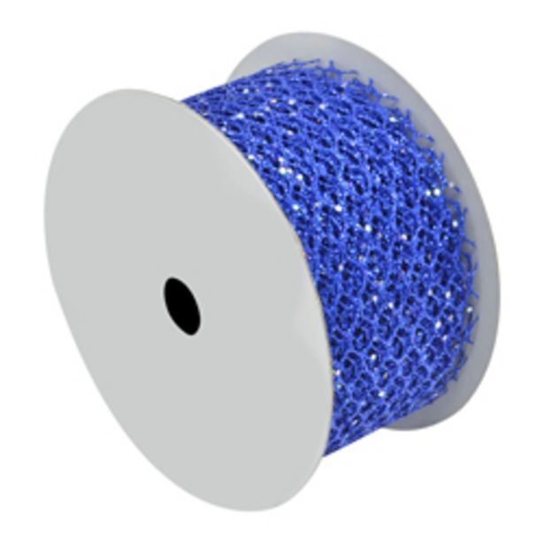 Boyacá Cinta navideña azul   10yds oferta