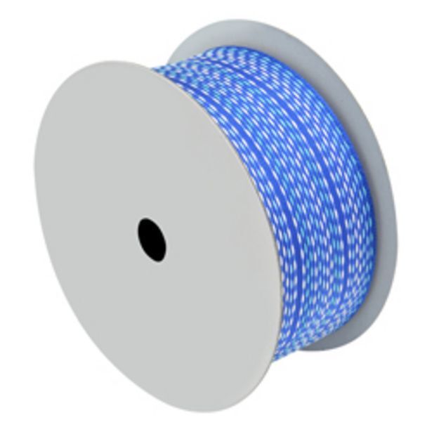 Boyacá Cinta navideña raya celeste azul turquesa 10yds oferta