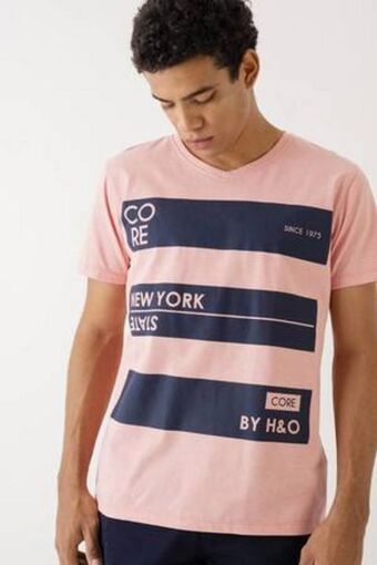 De Prati Camiseta de algodón estampada h&o oferta