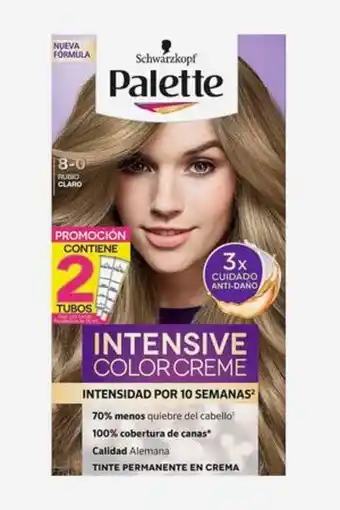 De Prati Tinte palette intensive color cream schwarzkopf 8-0 rubio claro oferta