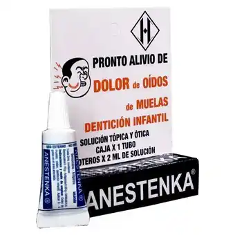 Farmacias Medicity Anestenka solución tópica tubo con 2 ml oferta
