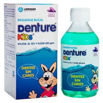 Denture kids enjuague bucal chicle...