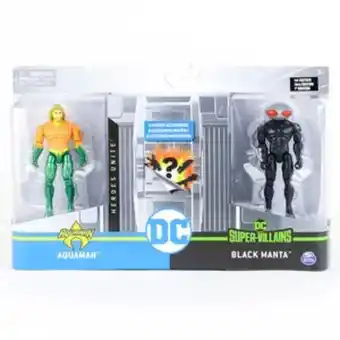 Figuras dc 4" pack x 2 + accesorios sorpresa