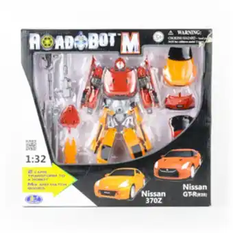 Juguetón Robot transformer nissan oferta