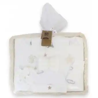 Canastilla 11 piezas blanco unisex 0-3m