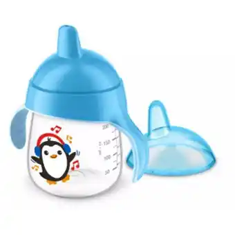 Bebemundo Vaso con boquilla 9oz celeste . oferta