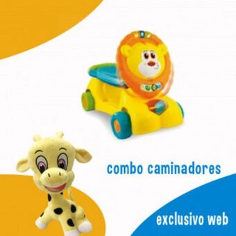 Bebemundo Combo correpasillos - peluche jirafa oferta