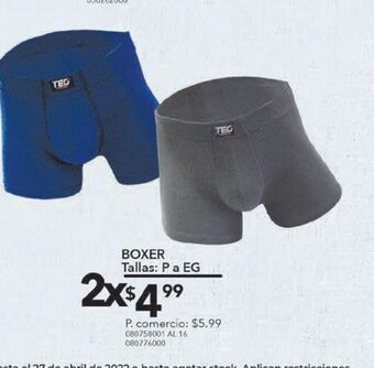 Tia Boxer oferta