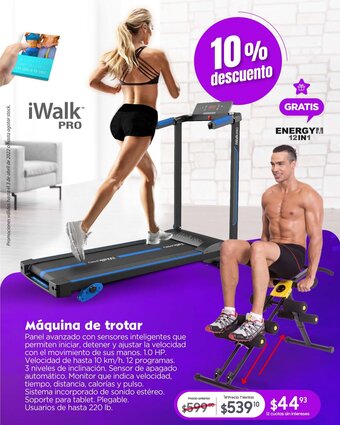 TVentas iWalk Pro Máquina de Trotar oferta