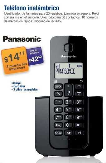 TVentas Panasonic Teléfono Inalámbrico oferta