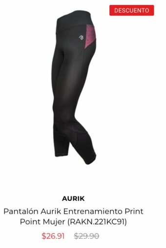 Kao Sports Center Aurik Pantalón Entrenamiento Print Point Mujer oferta