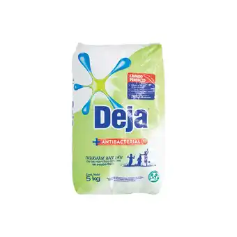 Akí DEJA DETERGENTE EN POLVO ANTIBACTERIAL 5 Kg oferta